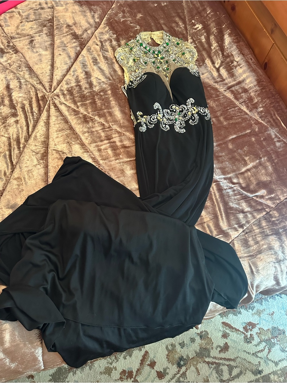 Vintage black gown